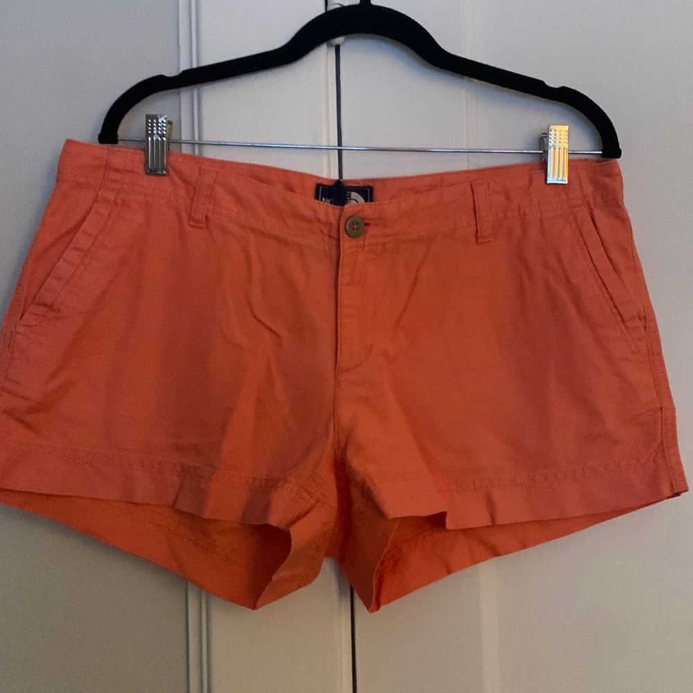 North Face, Orange Shorts, Size 12